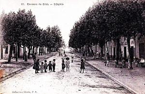 1937- Souma - Pres de Blida - Rue principale - 1910 